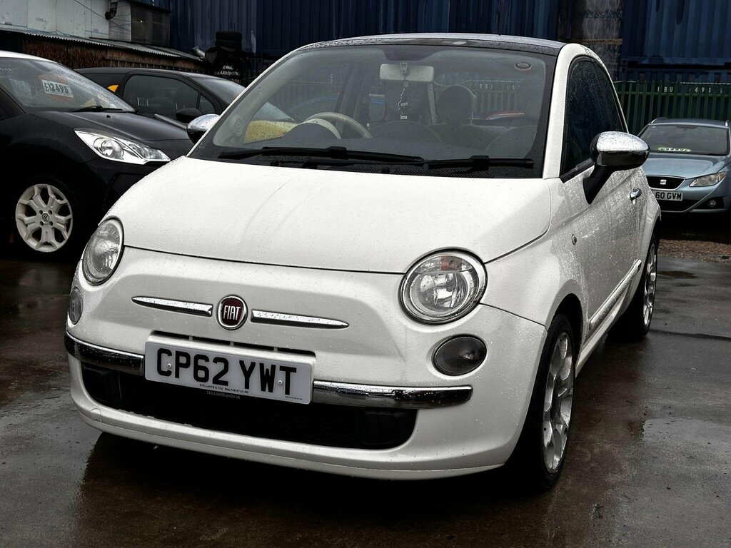 Fiat 500 1.2 Lounge Dualogic Euro 4 CP62YWT White #2