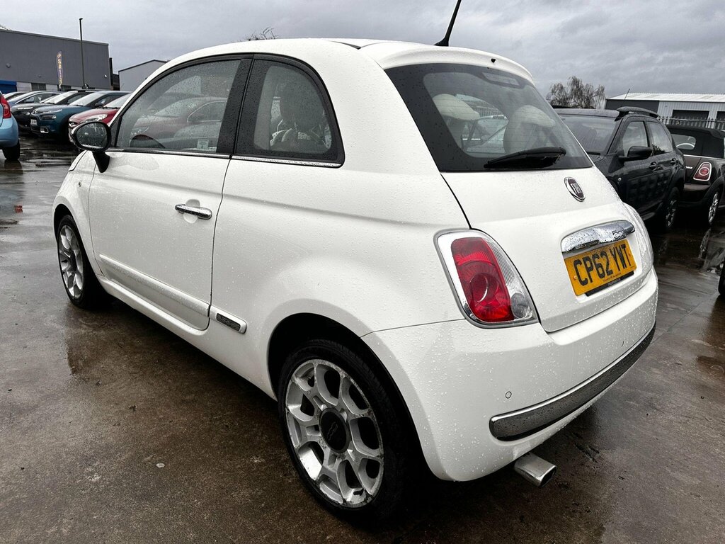 Fiat 500 1.2 Lounge Dualogic Euro 4 CP62YWT White #6