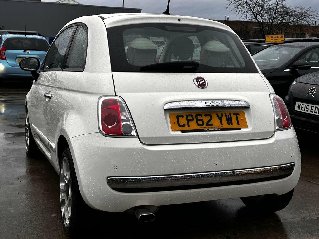 Fiat 500 1.2 Lounge Dualogic Euro 4 CP62YWT White #4