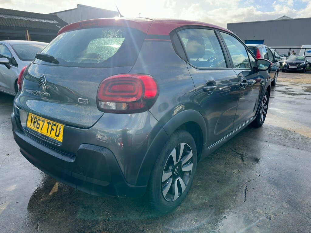Citroen C3 1.2 Puretech Feel Euro 6 YR67TFU Grey #5