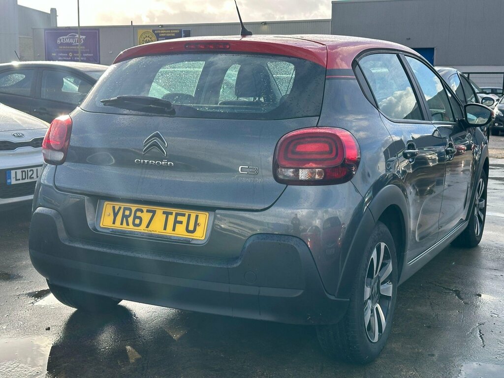 Citroen C3 1.2 Puretech Feel Euro 6 YR67TFU Grey #3