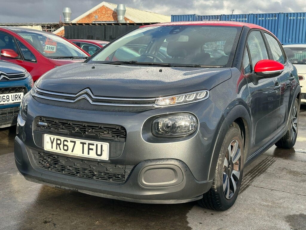 Citroen C3 1.2 Puretech Feel Euro 6 YR67TFU Grey #2