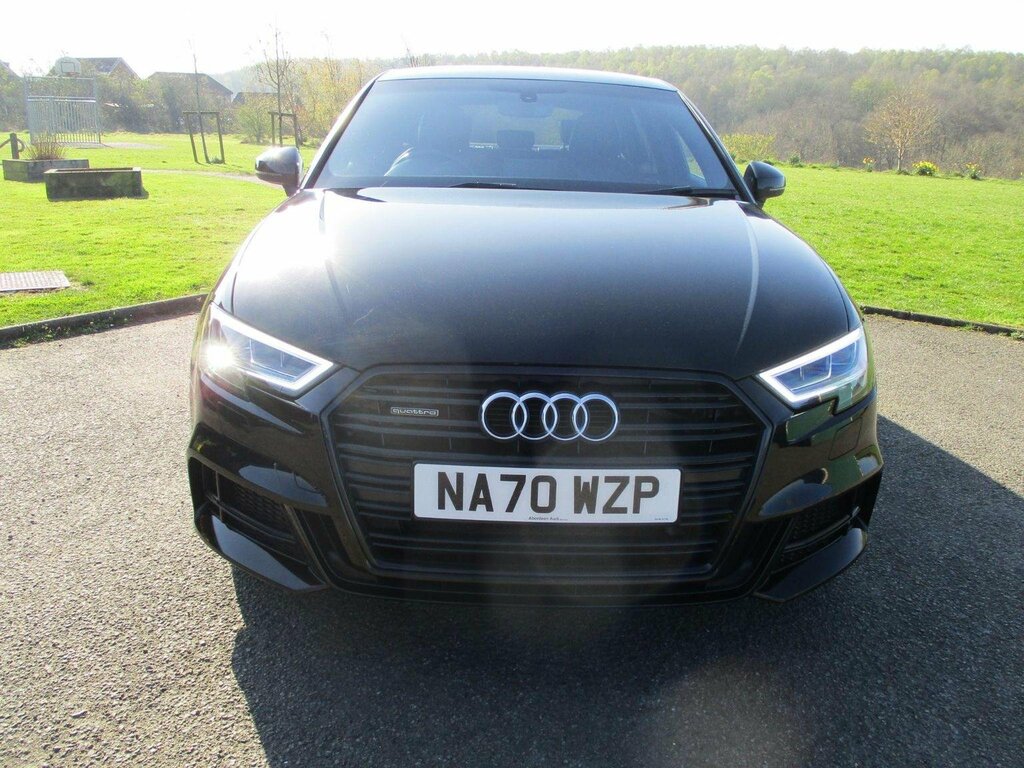 Audi A3 Hatchback 2.0 Tdi 40 Black Edition Sportback S Tro NA70WZP Black #3