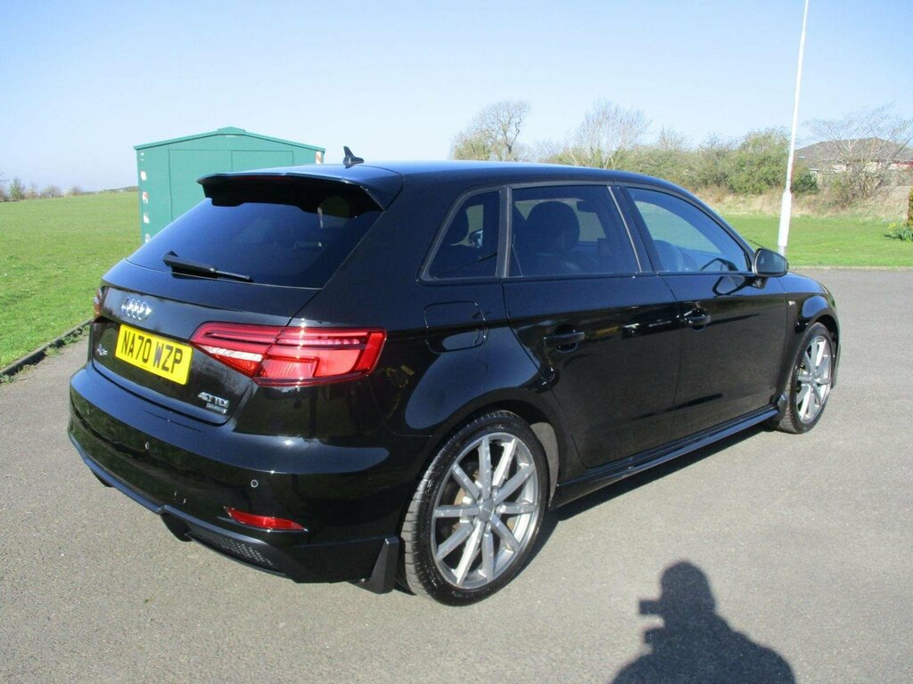 Audi A3 Hatchback 2.0 Tdi 40 Black Edition Sportback S Tro NA70WZP Black #5