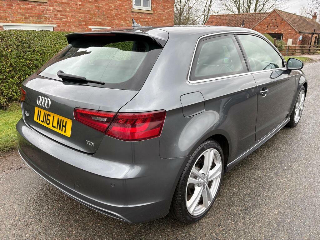 Audi A3 2.0 Tdi S Line Euro 6 S S NJ16LNH Grey #4