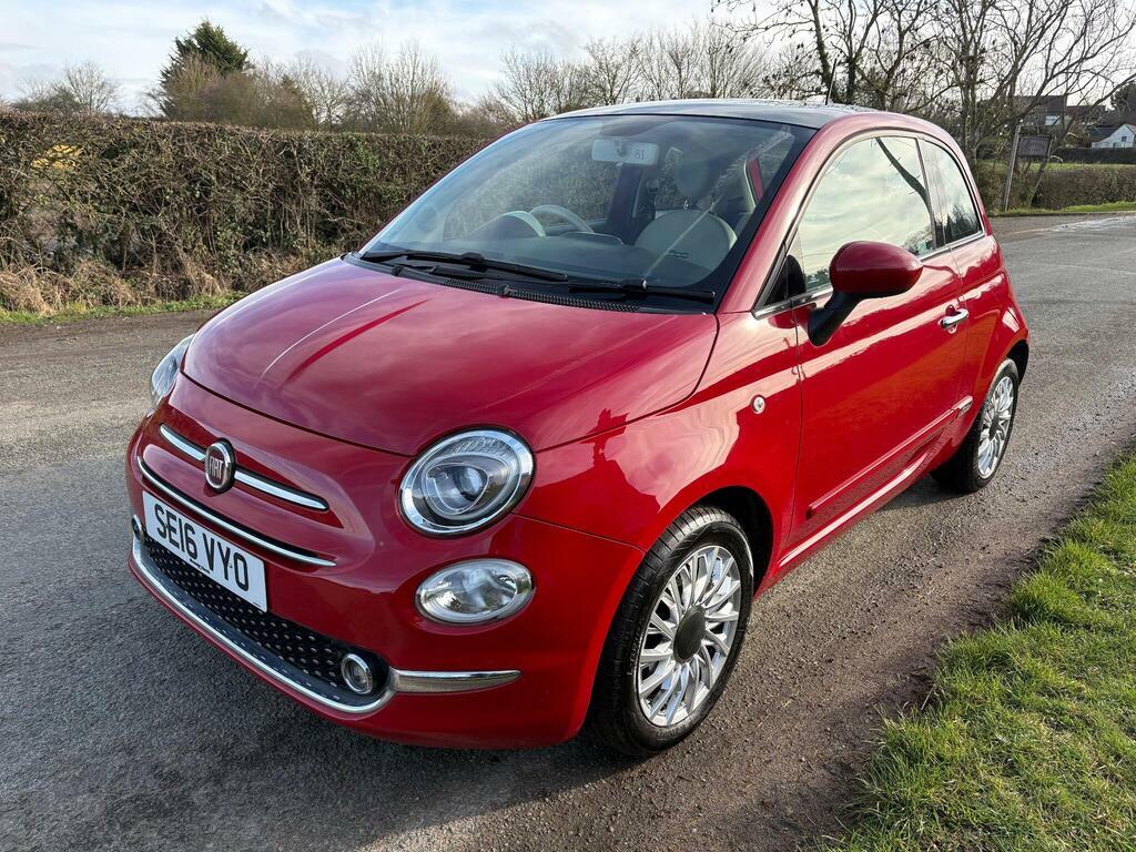 Fiat 500 1.2 Lounge Euro 6 S S SE16VYO Red