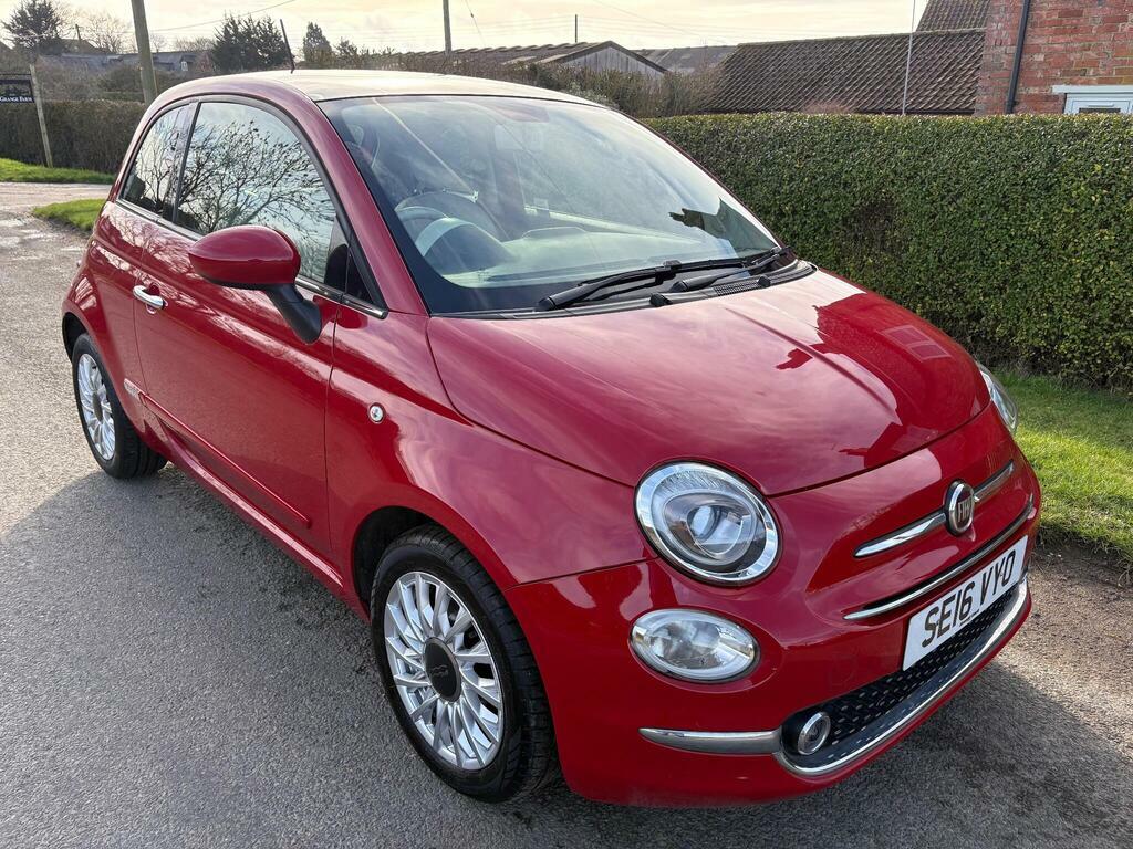 Fiat 500 1.2 Lounge Euro 6 S S Red