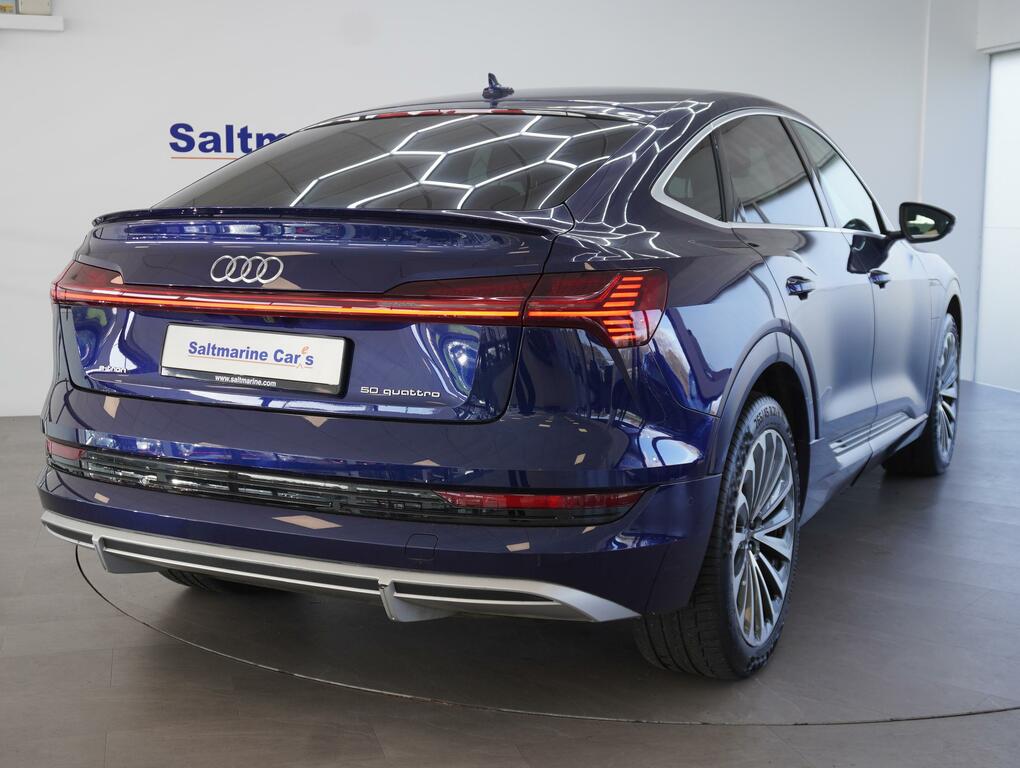 Audi E-tron 50 S Line Sportback Quattro 71.2 IMZ8486 Blue #5