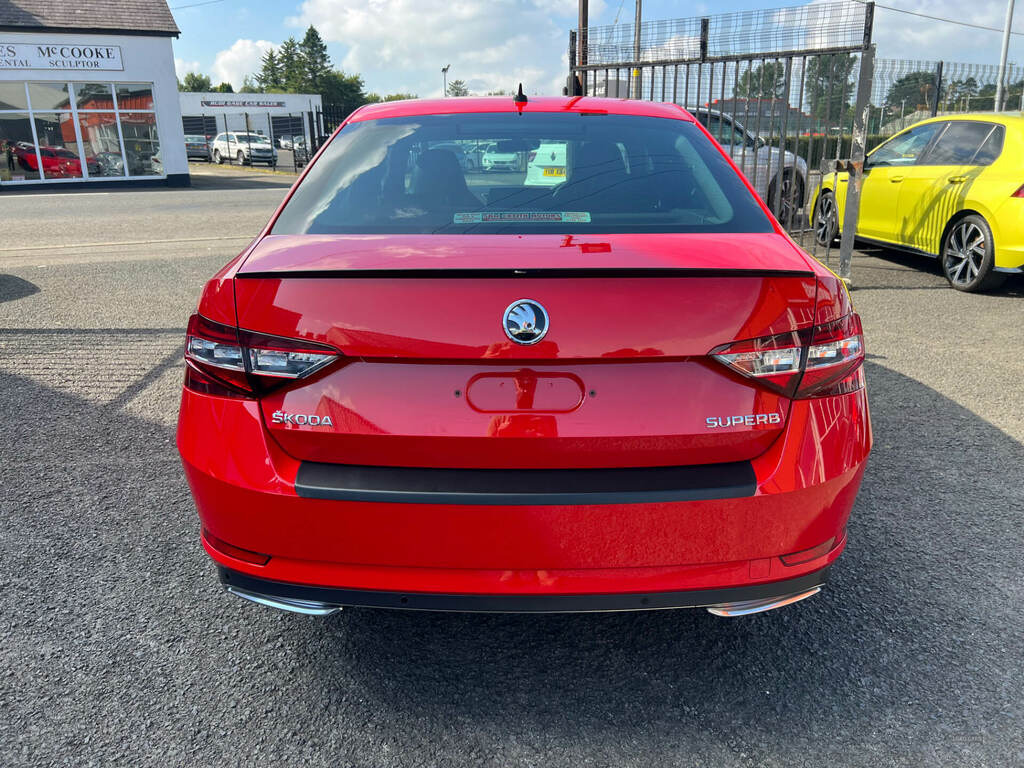 Skoda Superb 2.0 Tdi Cr 190 Sport Line Dsg PE17AZT Red #6
