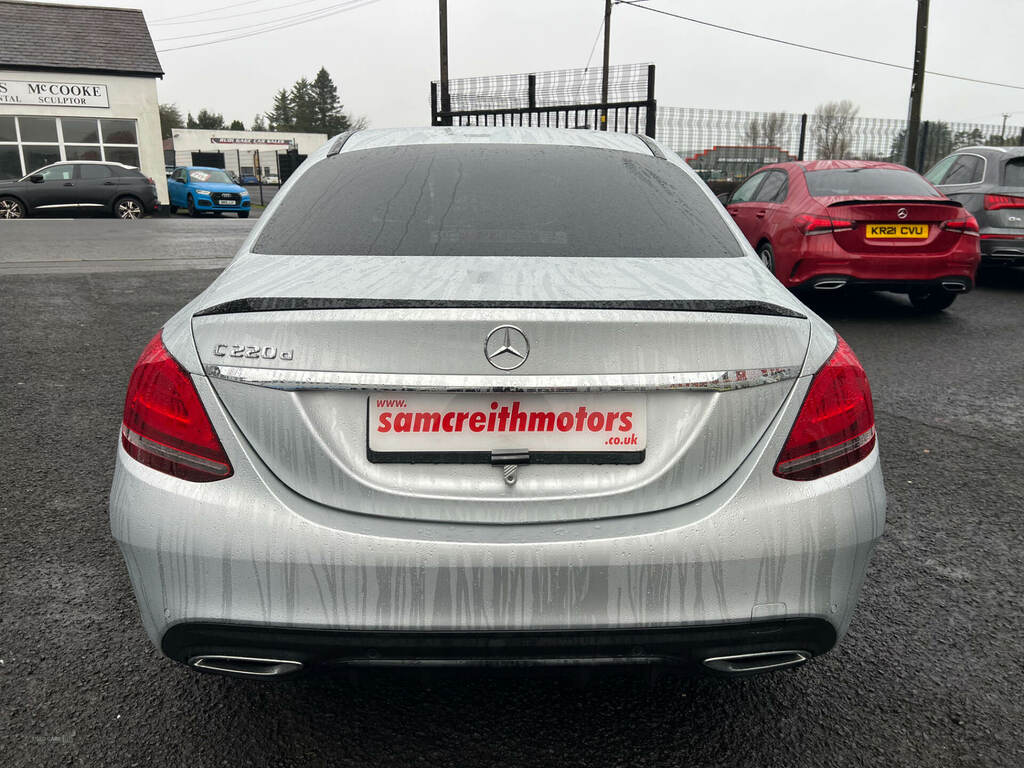 Mercedes-Benz C Class C220d Amg Line Premium 9G-tronic FE21YFN Silver #4