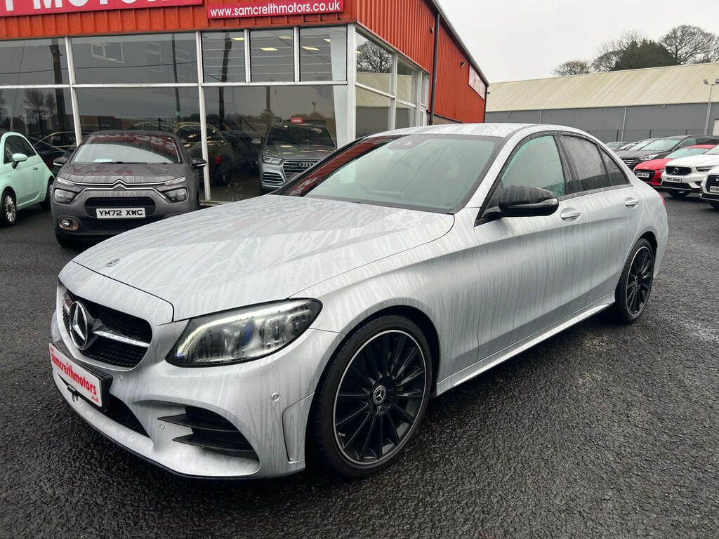 Mercedes-Benz C Class C220d Amg Line Premium 9G-tronic FE21YFN Silver #3