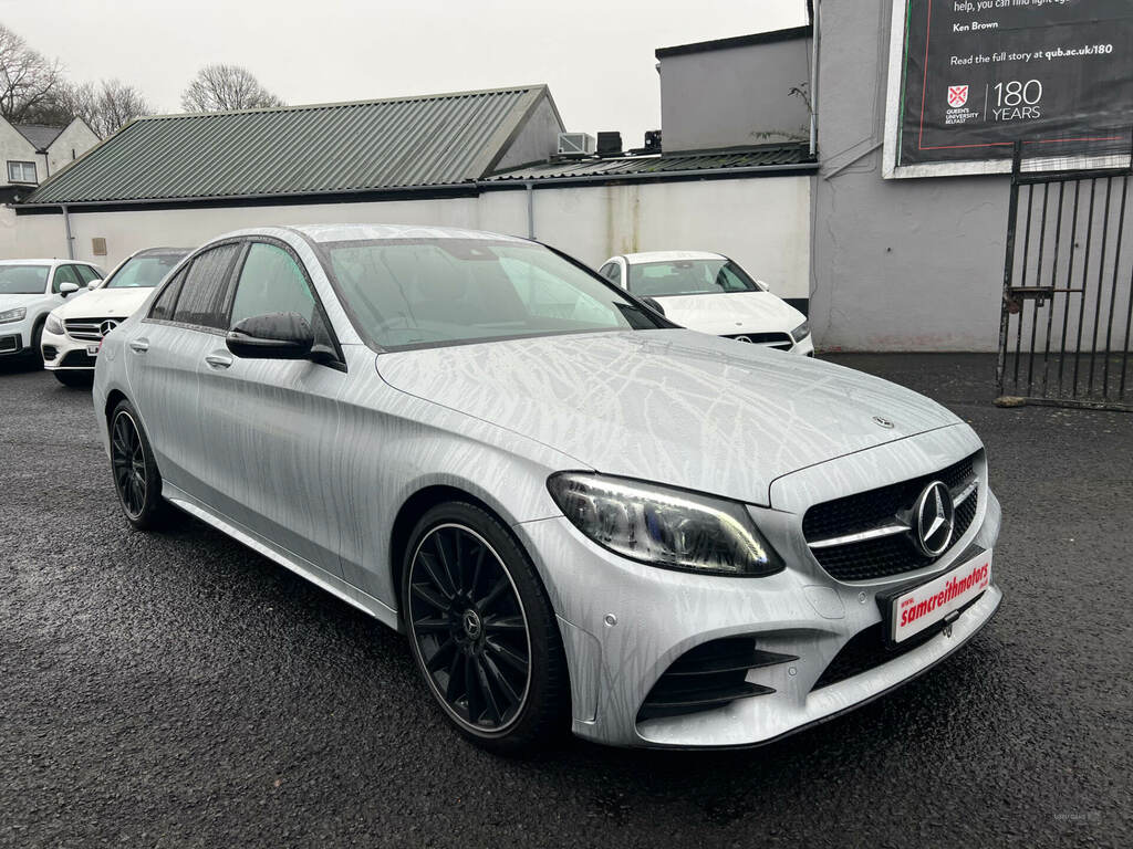 Mercedes-Benz C Class C220d Amg Line Premium 9G-tronic Silver