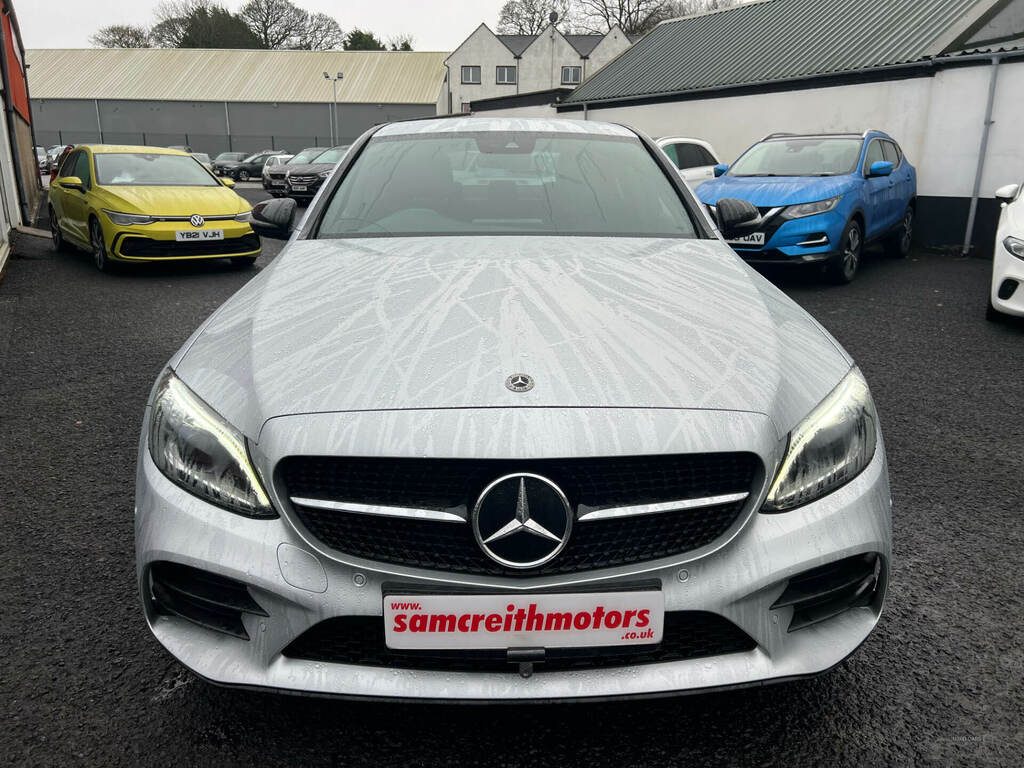 Mercedes-Benz C Class C220d Amg Line Premium 9G-tronic FE21YFN Silver #2