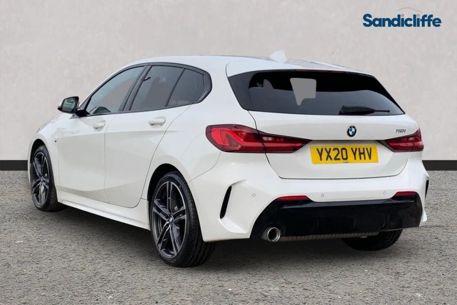 BMW 1 Series 1 Series 118I M Sport Step Hatchback YX20YHV White #6