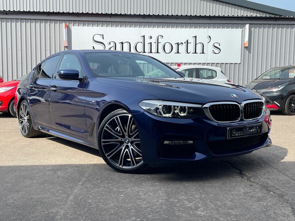 BMW 5 Series 3.0 530D M Sport Saloon Xdrive Eur Blue