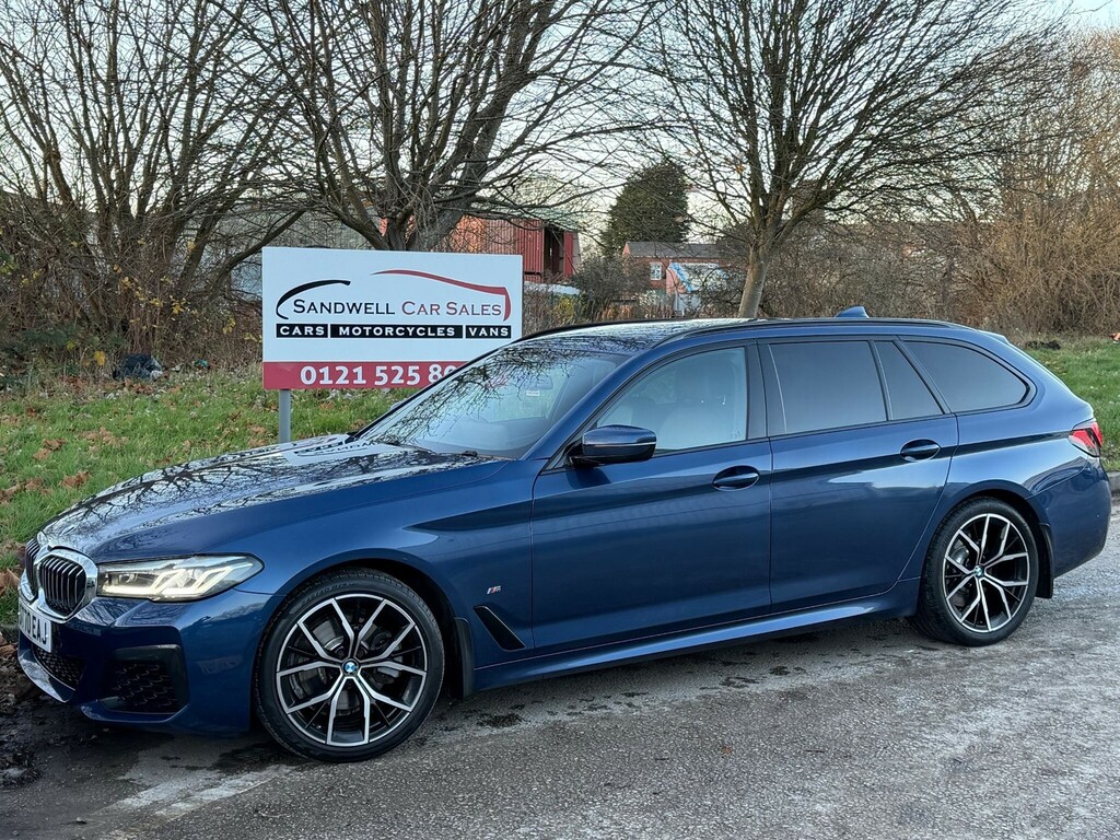 BMW 5 Series 2.0 520D Mht M Sport Touring Steptronic Xdrive Eur Blue