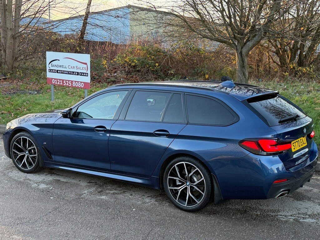 BMW 5 Series 2.0 520D Mht M Sport Touring Steptronic Xdrive Eur ST70EAJ Blue #3