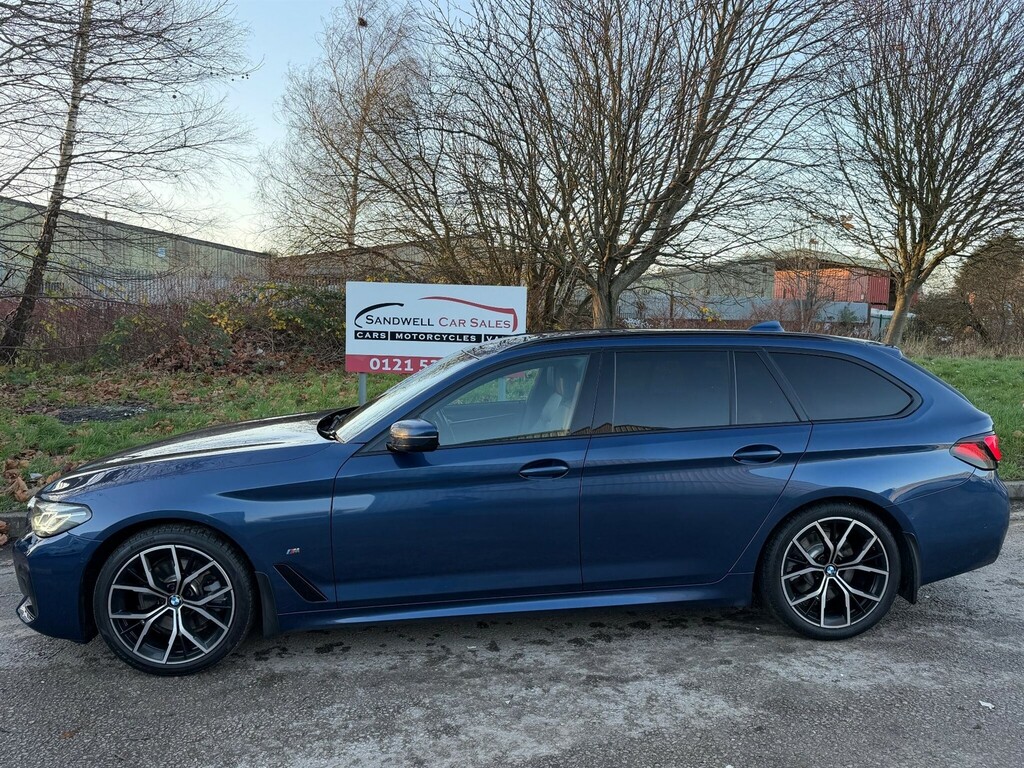 BMW 5 Series 2.0 520D Mht M Sport Touring Steptronic Xdrive Eur ST70EAJ Blue #5