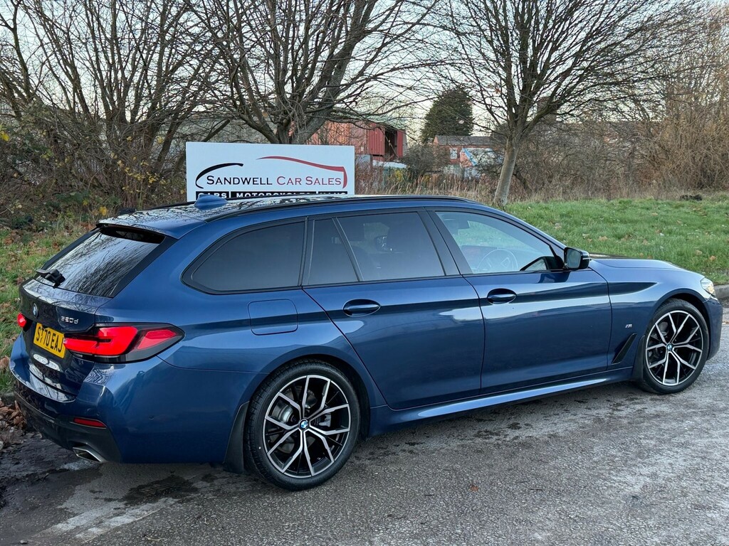 BMW 5 Series 2.0 520D Mht M Sport Touring Steptronic Xdrive Eur ST70EAJ Blue #4