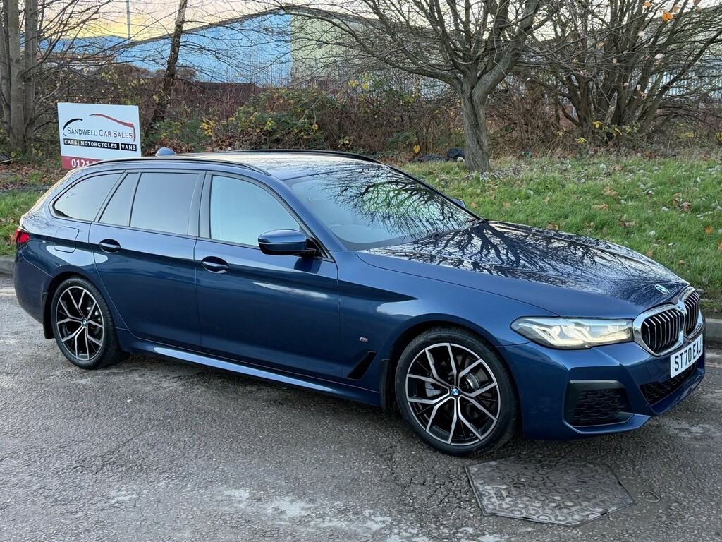 BMW 5 Series 2.0 520D Mht M Sport Touring Steptronic Xdrive Eur ST70EAJ Blue #2