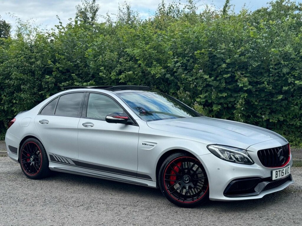Mercedes-Benz C Class 4.0 C63 V8 Biturbo Amg S Edition 1 Spds Mct Euro 6 BT15AVZ Silver #2