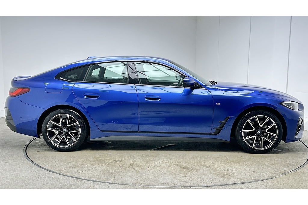 BMW 4 Series Gran Coupe 420I M Sport EK23YLX Blue #4