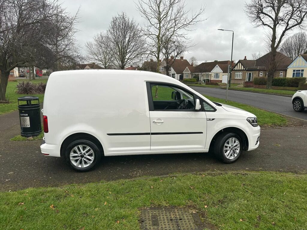 Volkswagen Caddy Panel Van 2.0 Tdi C20 Bluemotion Tech Highline Swb GF68OSA White #3