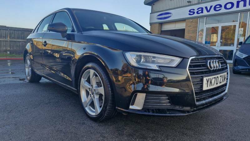 Audi A3 35 Tdi Sport S Tronic - 2020 70 YK70ZXM Black #2