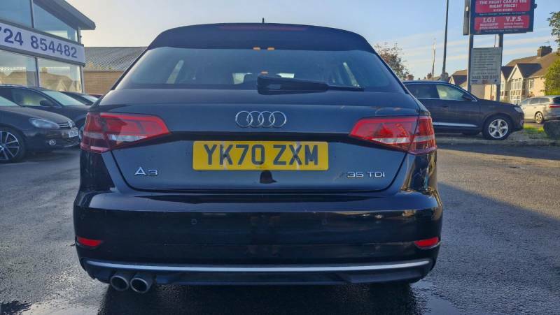 Audi A3 35 Tdi Sport S Tronic - 2020 70 YK70ZXM Black #4