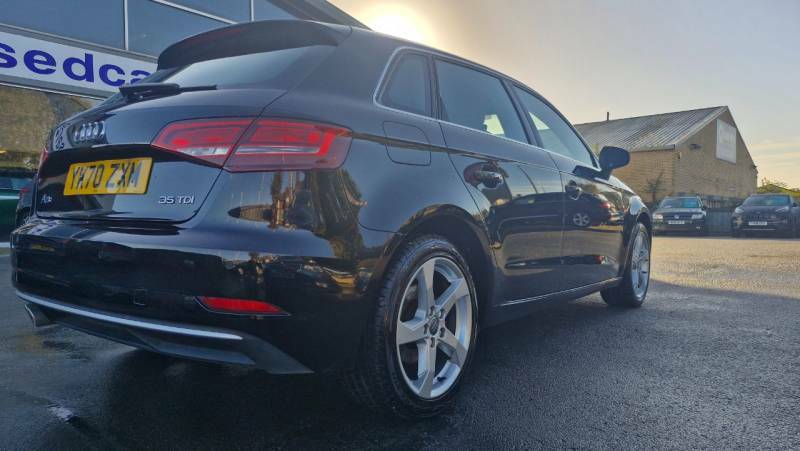 Audi A3 35 Tdi Sport S Tronic - 2020 70 YK70ZXM Black #3
