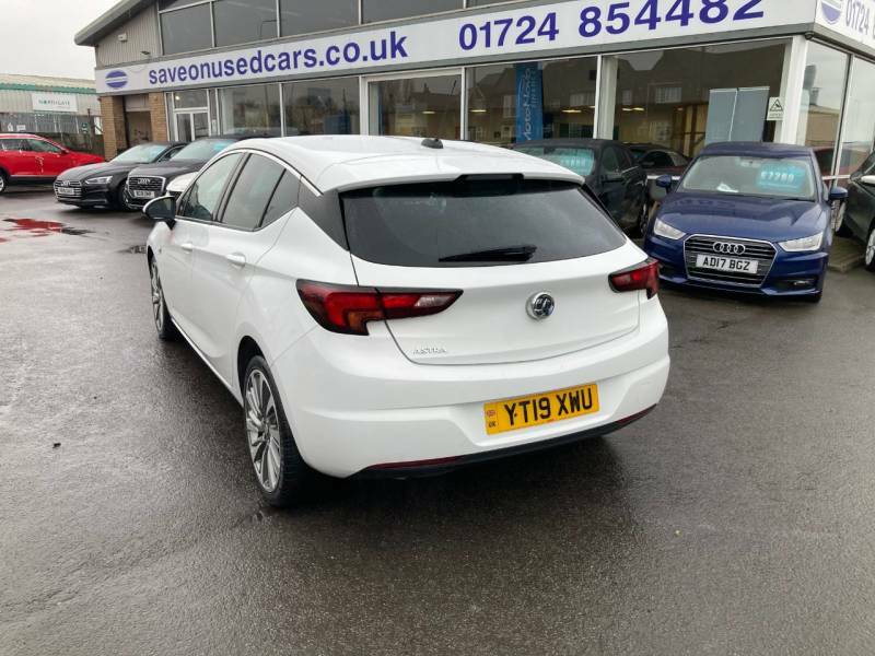 Vauxhall Astra 1.4T 16V 150 Griffin - 2019 19 YT19XWU White #5