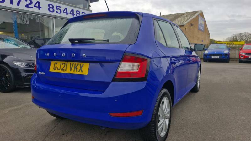Skoda Fabia 1.0 Mpi Se - 2021 21 GJ21VKX Blue #4