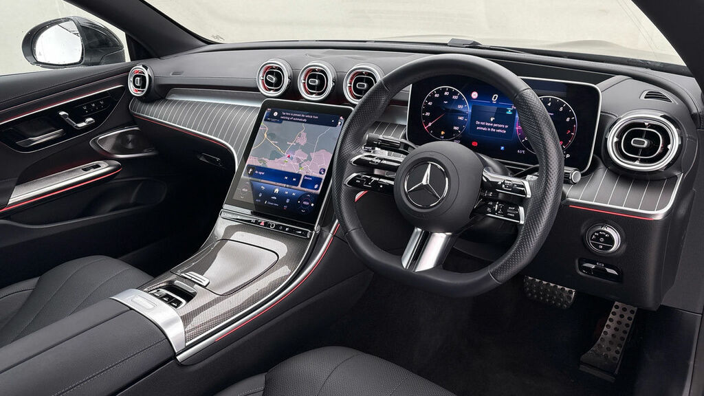 Mercedes-Benz 280 2.0 Cle300h Mhev Amg Line Premium Plus Coupe Black #5