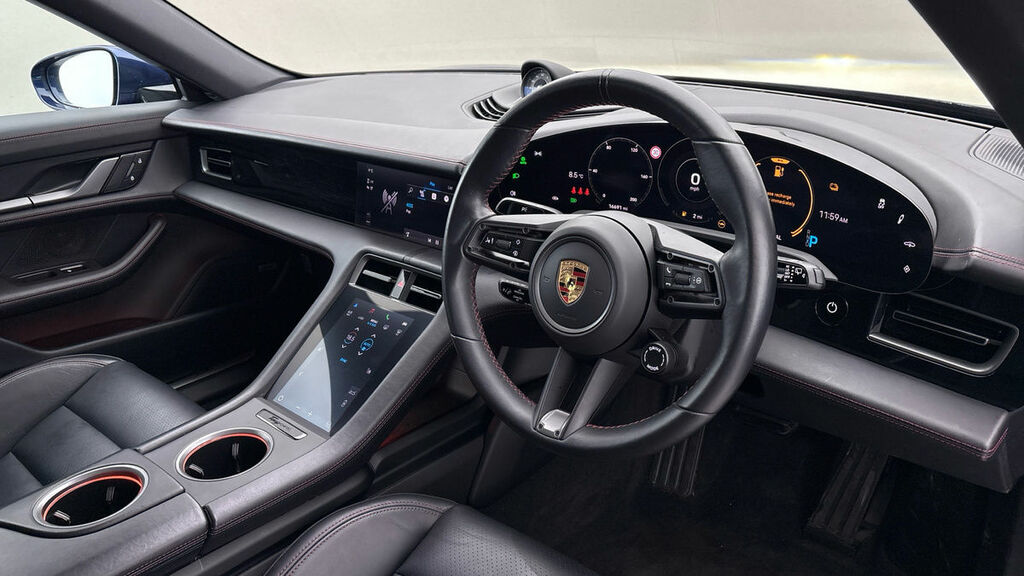 Porsche Taycan Performance 79.2Kwh 4S Sport Turismo AJ72UPZ Blue #5