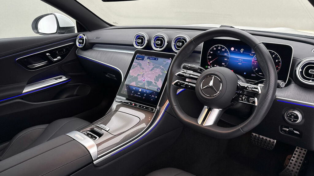 Mercedes-Benz CLE Class 2.0 Cle300h Mhev Amg Line Premium Cabriolet KT24ZCK White #5