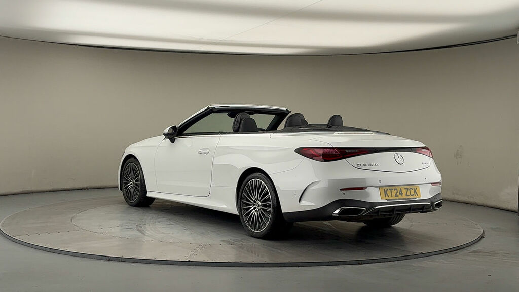 Mercedes-Benz CLE Class 2.0 Cle300h Mhev Amg Line Premium Cabriolet KT24ZCK White #2