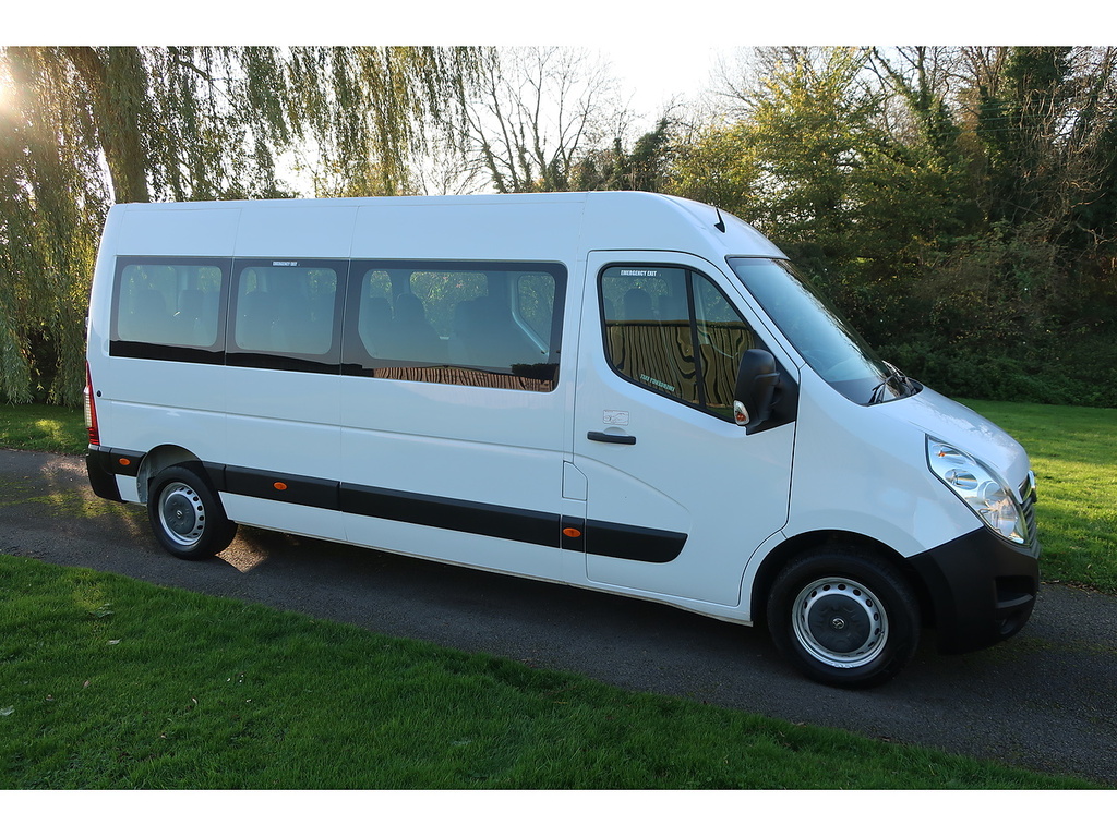 Vauxhall Movano 2.3 Cdti 3900 Biturbo Minibus L3 White #2