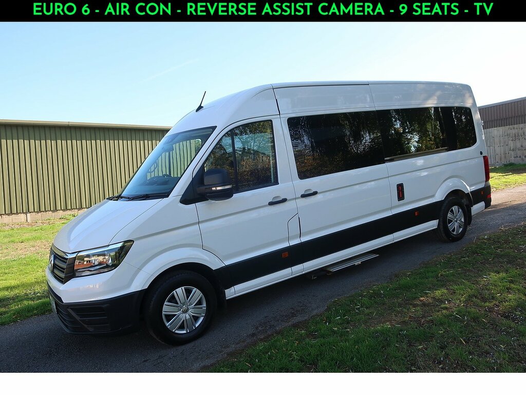 Volkswagen Crafter 2.0 Tdi 35 L3 H2 Luxury Minibus Fwd Euro 6 140 Ps White