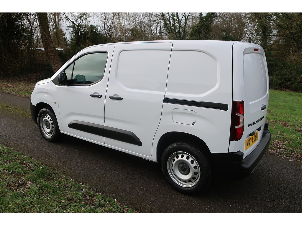 Peugeot Partner 1.5 Bluehdi 1000 Professional Standard Panel Van 5 MK74JXU White #4