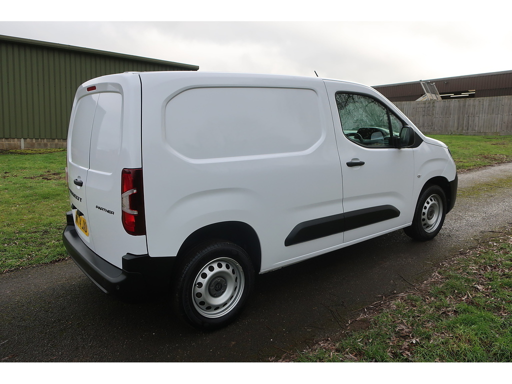 Peugeot Partner 1.5 Bluehdi 1000 Professional Standard Panel Van 5 MK74JXU White #2