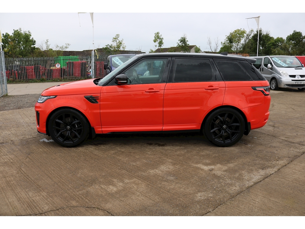 Land Rover Range Rover Sport Svr Orange #4