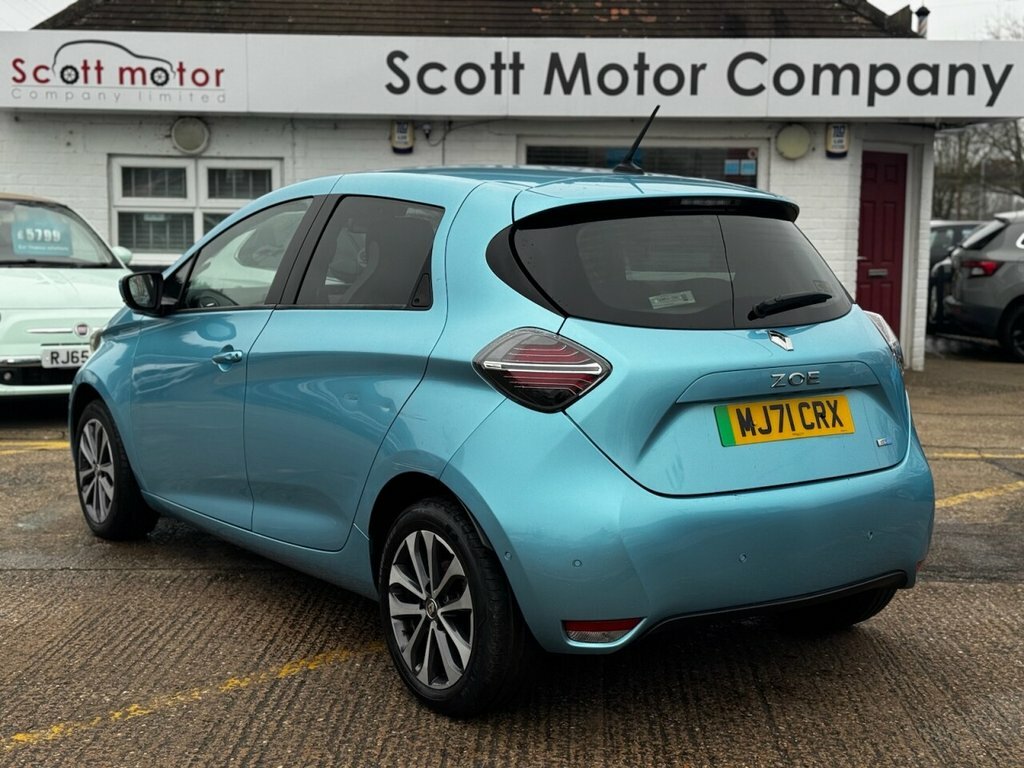 Renault Zoe Hatchback MJ71CRX Blue #2