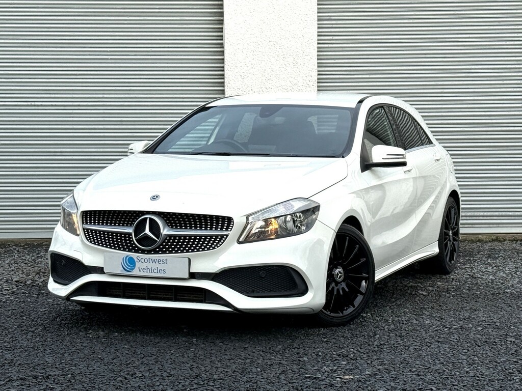 Mercedes-Benz A Class 1.5 A180d Amg Line 2017 WG17MFV White #5