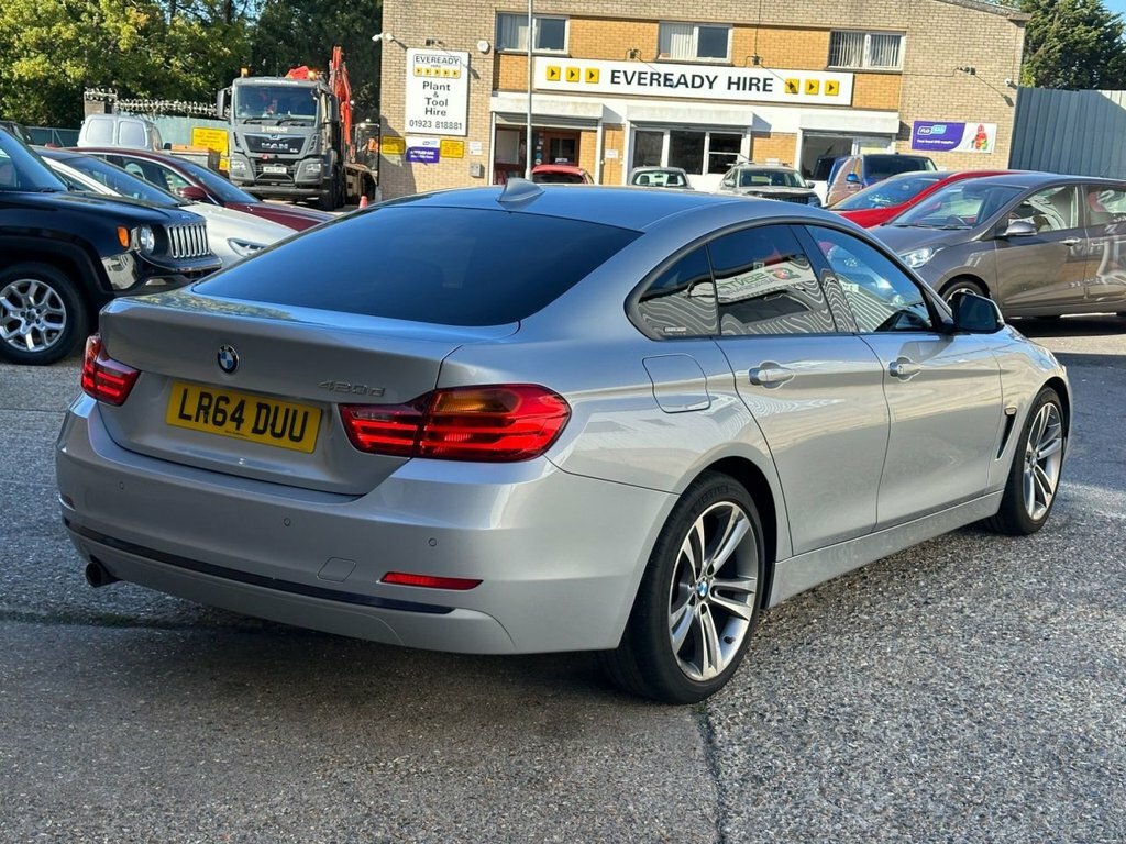 BMW 4 Series Gran Coupe 2L Sport Silver #3