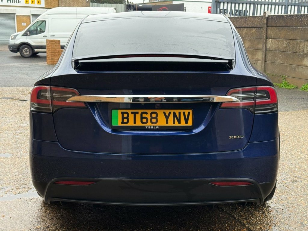 Tesla Model X Suv BT68YNV Blue #6