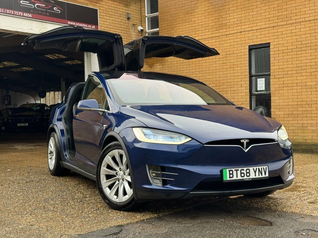 Tesla Model X Suv Blue