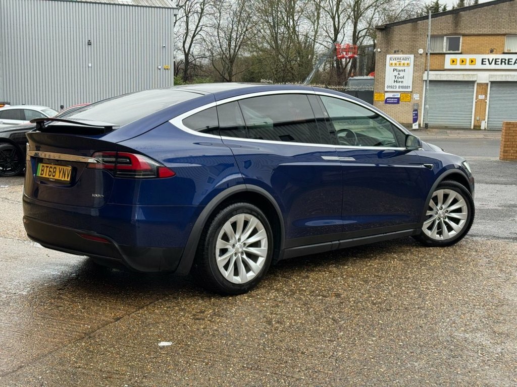 Tesla Model X Suv BT68YNV Blue #5