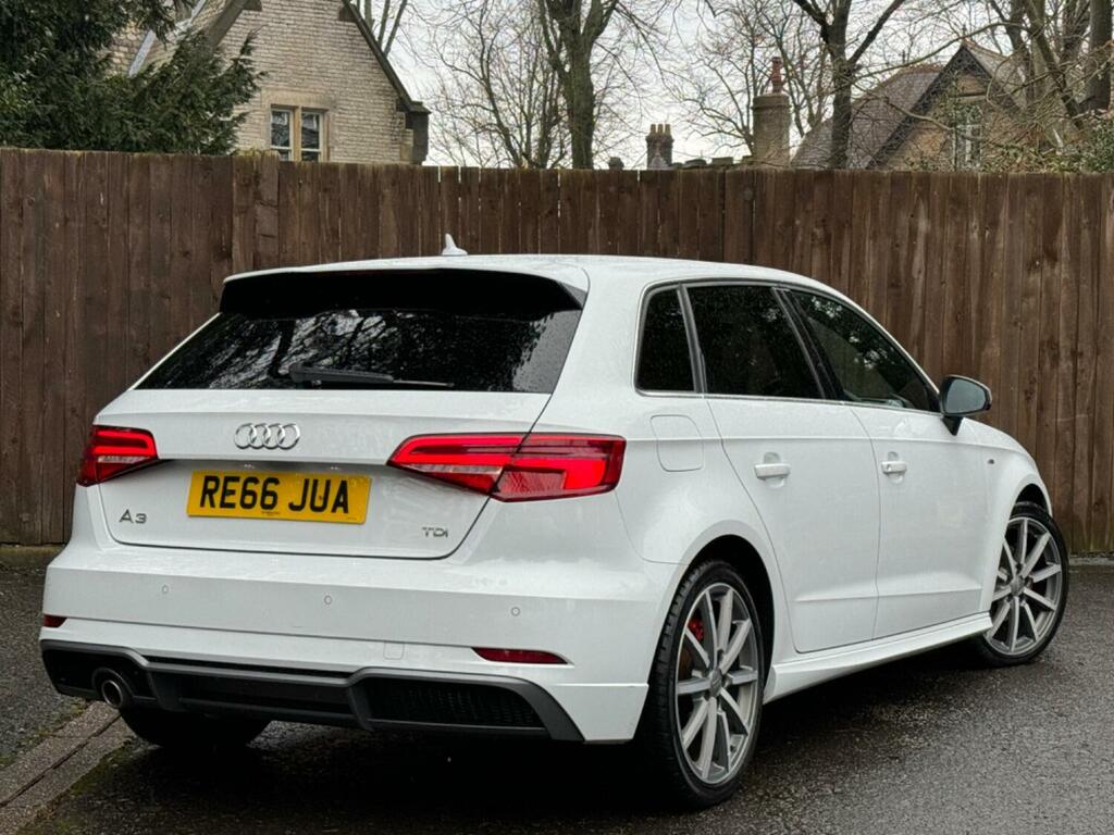 Audi A3 1.6 Tdi S Line 2016 White #5