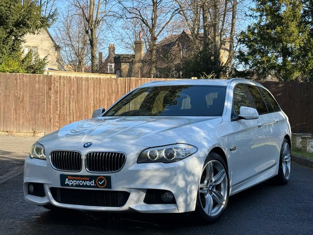 BMW 5 Series 2.0 520D M Sport Touring 2012 BD12PFG White #2