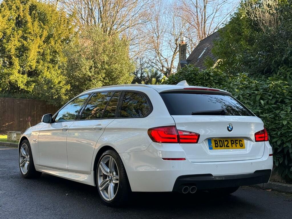 BMW 5 Series 2.0 520D M Sport Touring 2012 BD12PFG White #5